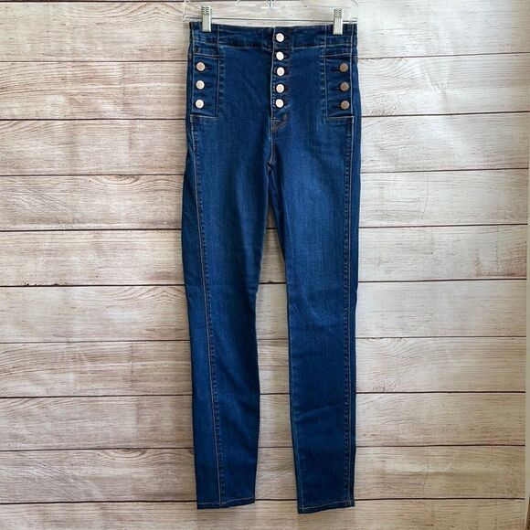 J BRAND NATASHA SKY‎ HIGH SKINNY JEANS - Picture 1 of 9